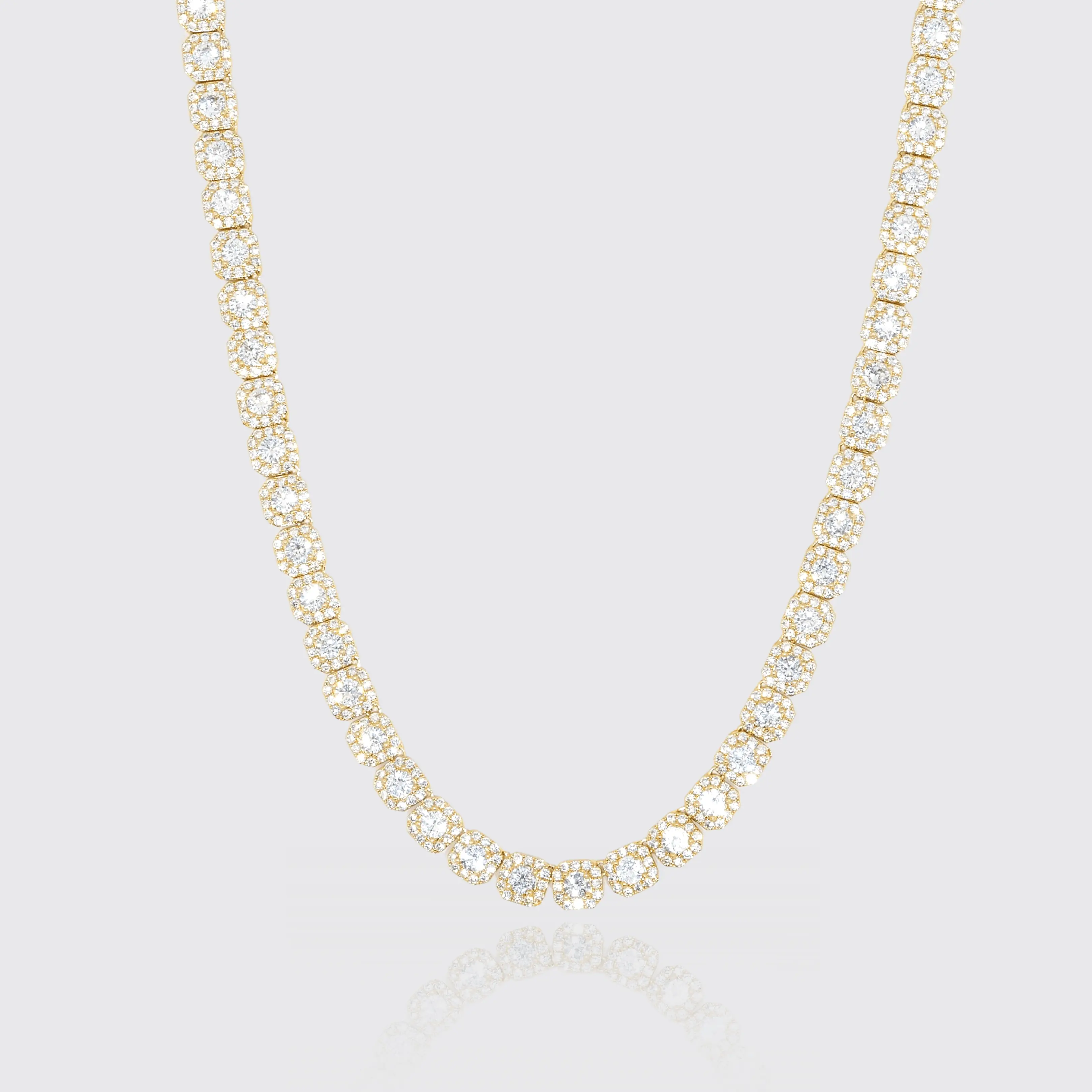 10mm Clustered Tennis Chain - Image 5