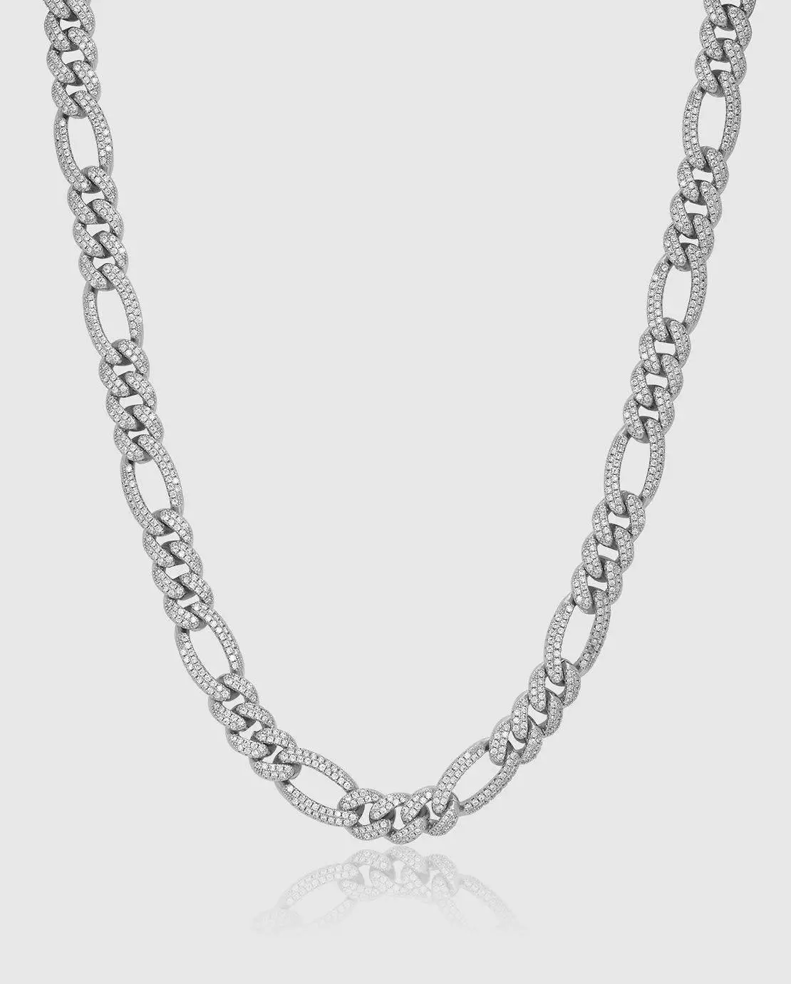 10mm Iced Figaro Chain - Image 4