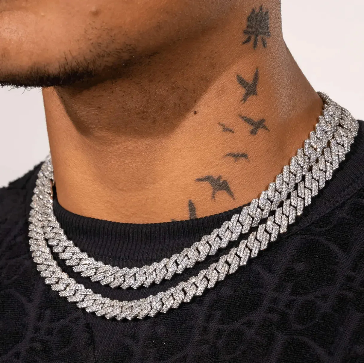 10MM ICED OUT CUBAN LINK CHAIN - Image 5
