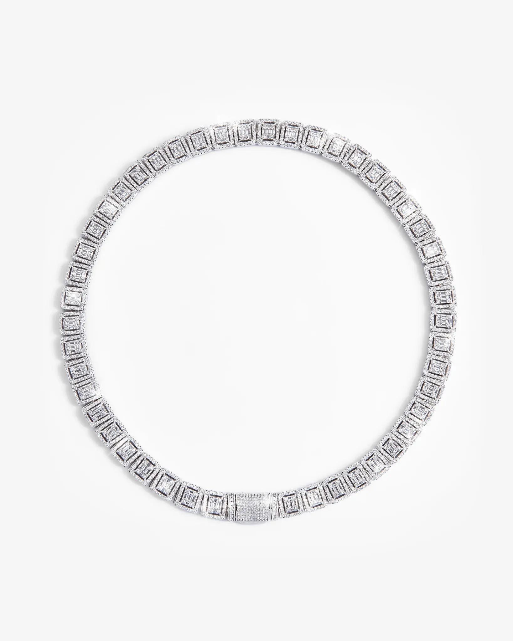 12mm Clustered Tennis Chain - Image 4