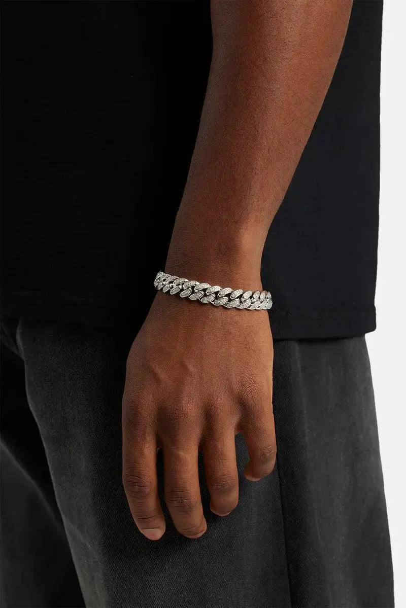12MM ICED CUBAN LINK BRACELET - Image 4