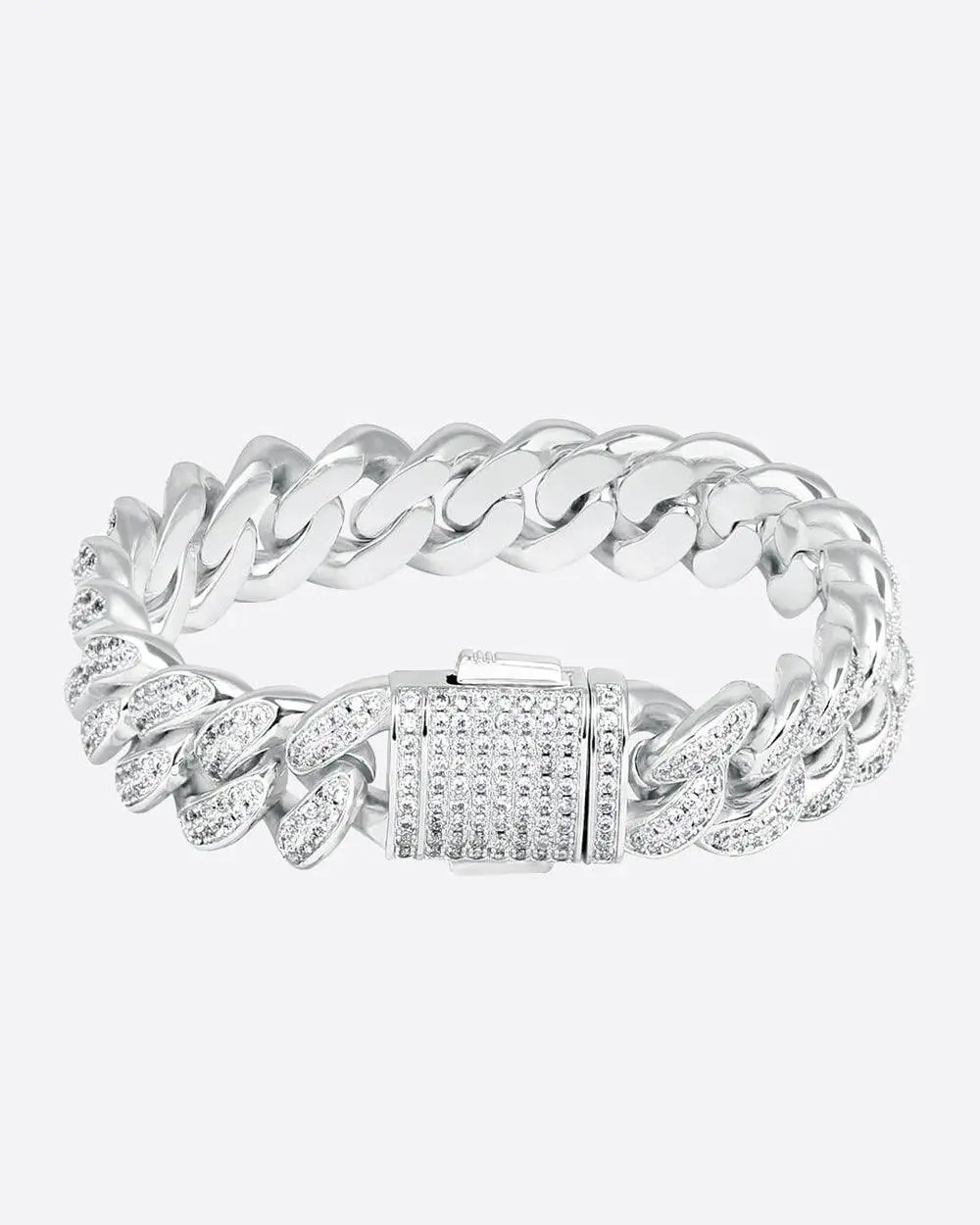 12MM ICED CUBAN LINK BRACELET - Image 5