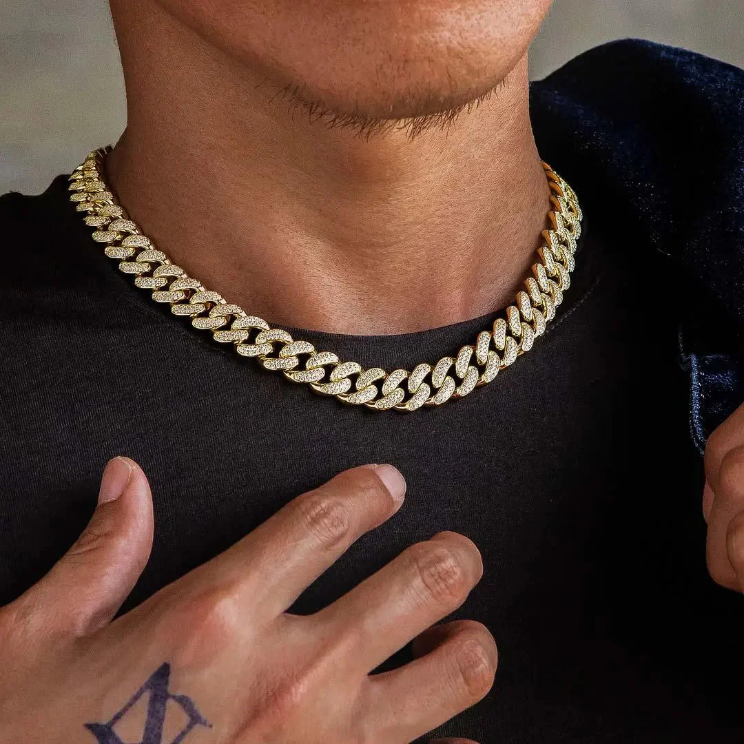12mm Iced Out Cuban Link Necklace - Image 10