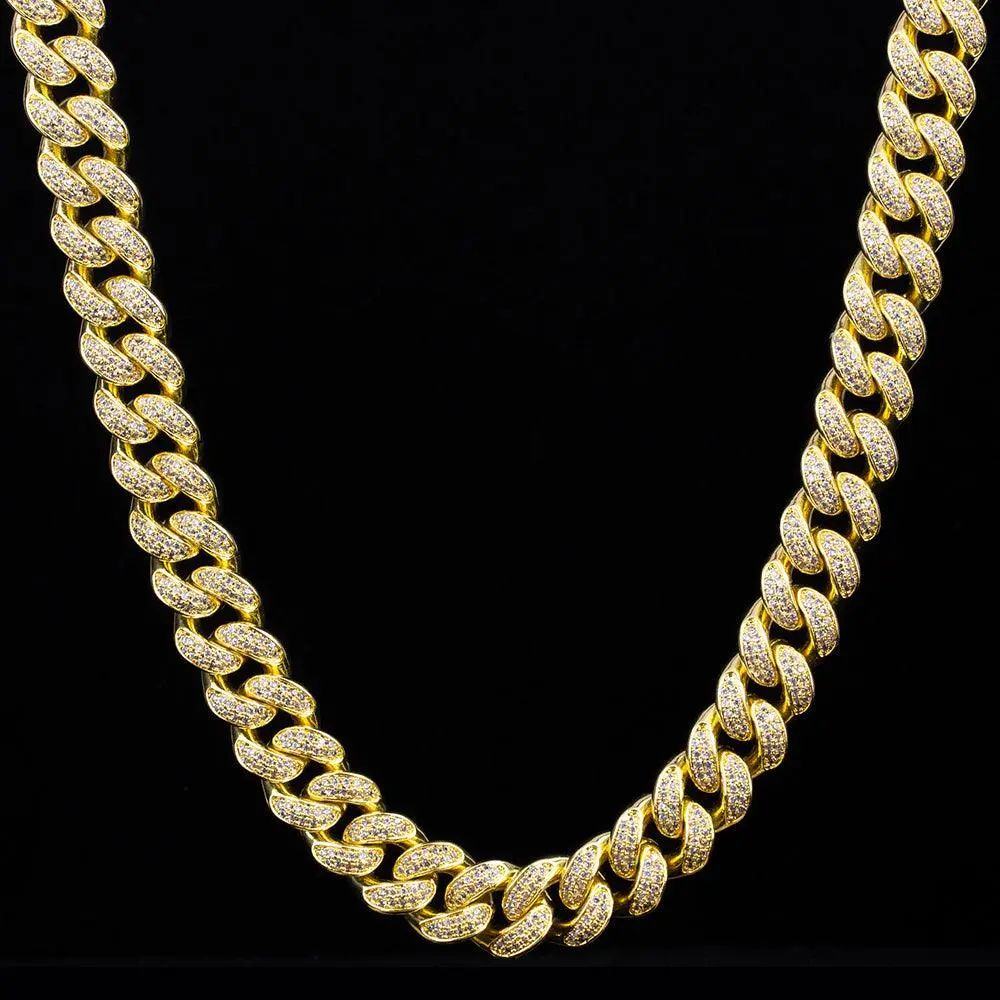 12mm Iced Out Cuban Link Necklace - Image 4