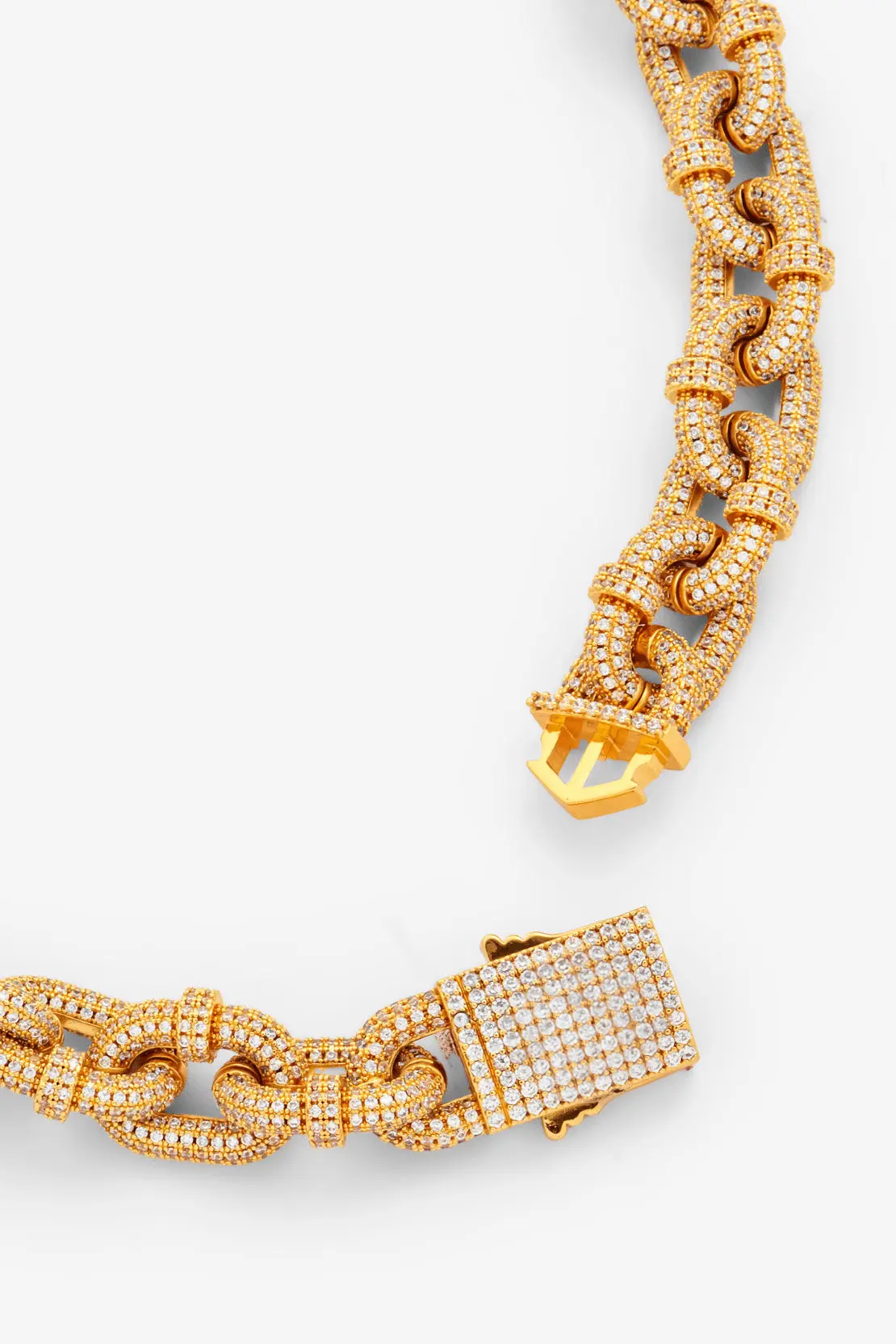 14mm Iced Chunky Link Pave Chain - Image 6