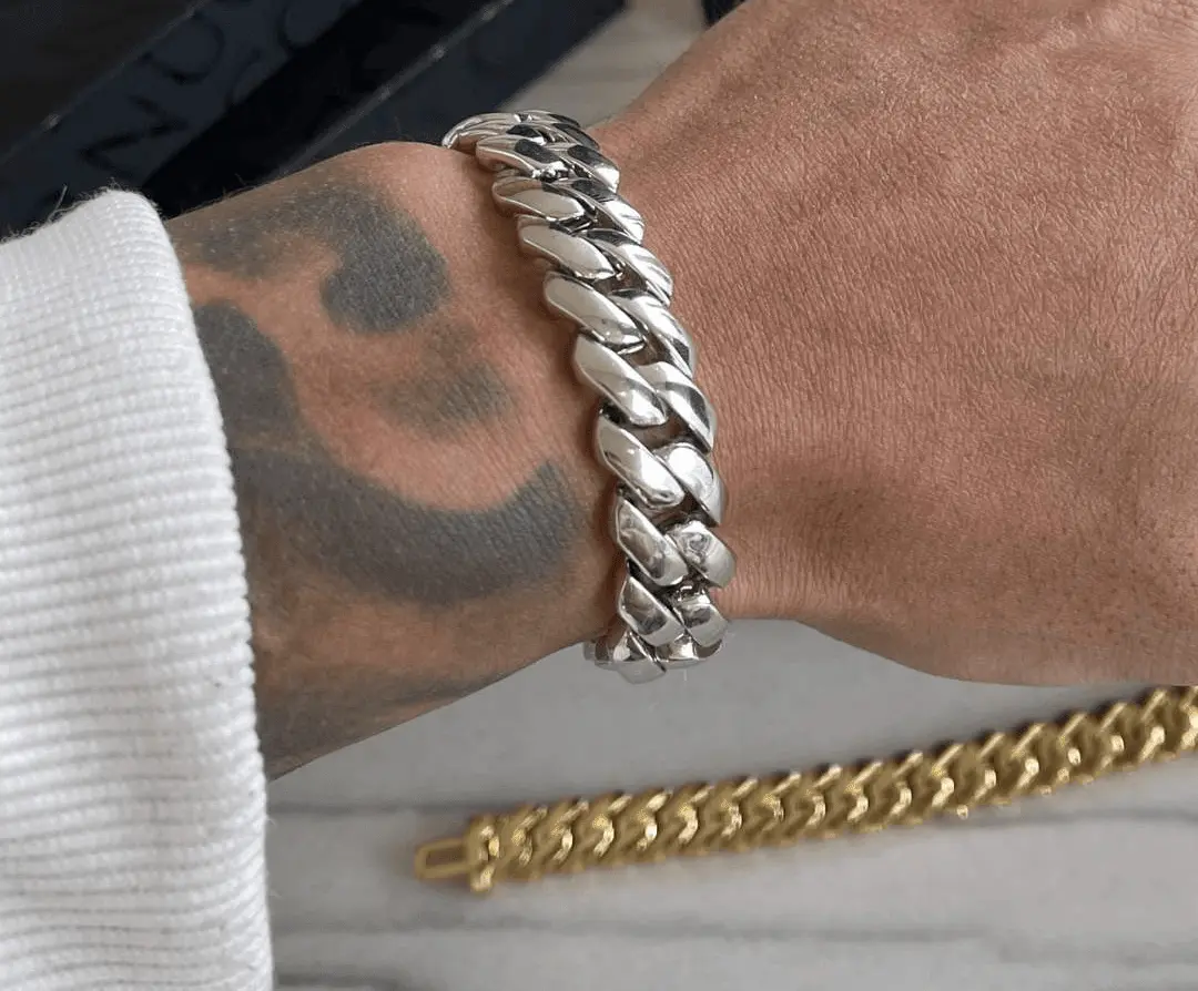 14mm Miami Prong Link Bracelet - Image 6