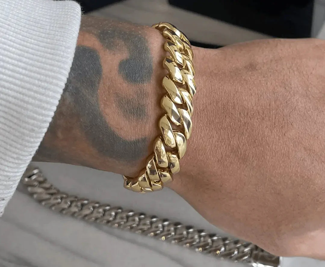 14mm Miami Prong Link Bracelet - Image 7