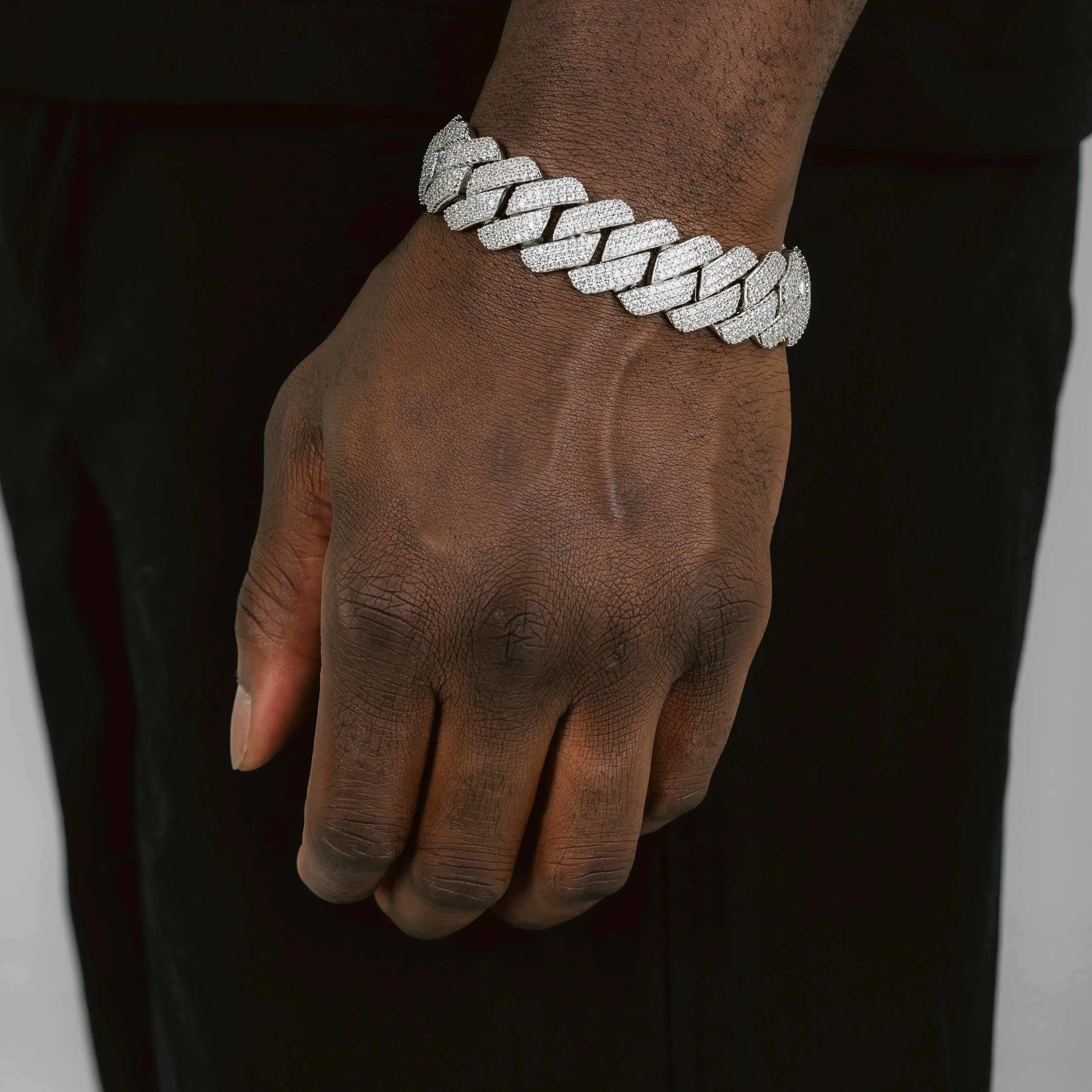 20mm Prong Cuban Bracelet - Image 4