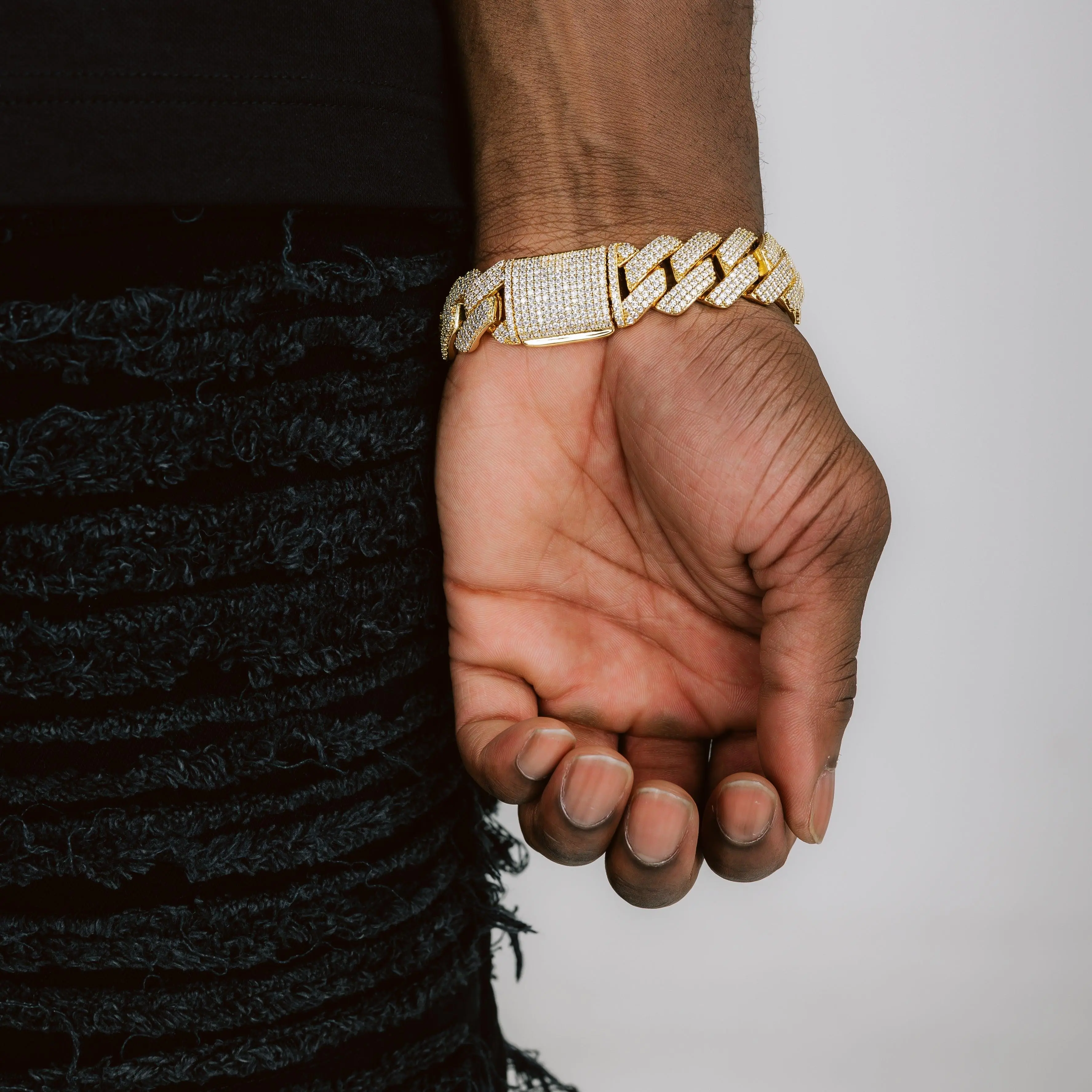 20mm Prong Cuban Bracelet - Image 5