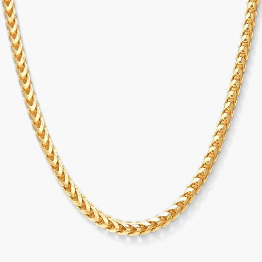 3mm Franco Chain - Gold - Image 3
