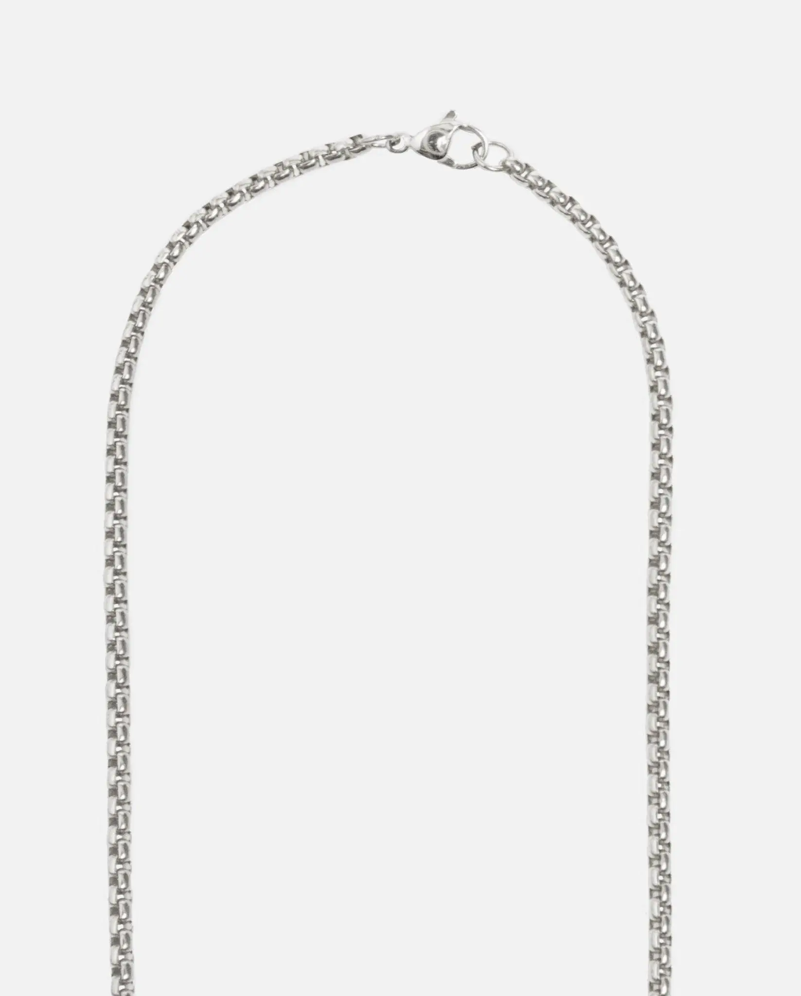 3mm mini rolo Chain - White Gold - Image 4