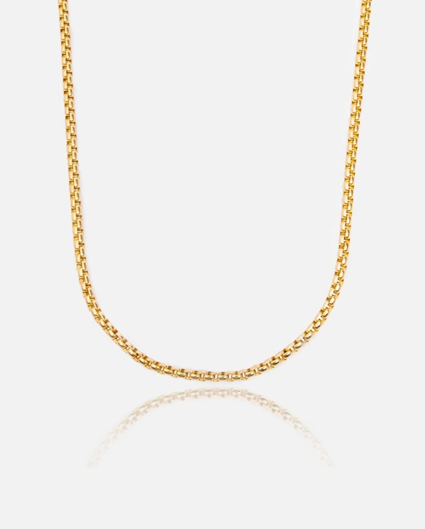 3mm Rolo Link Chain - Gold - Image 3