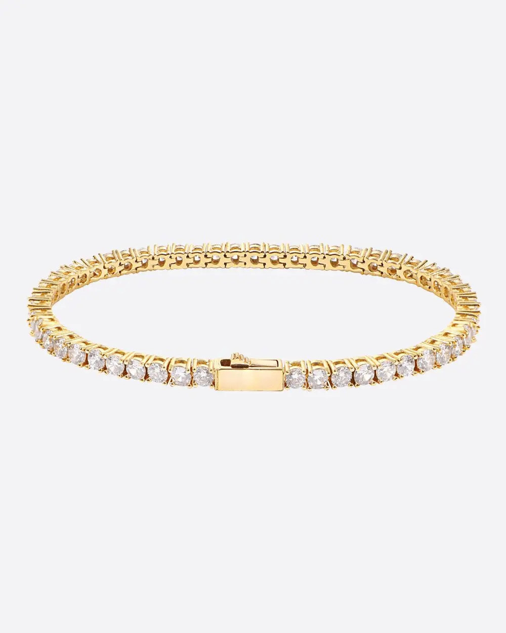 3MM Tennis Bracelet - Gold