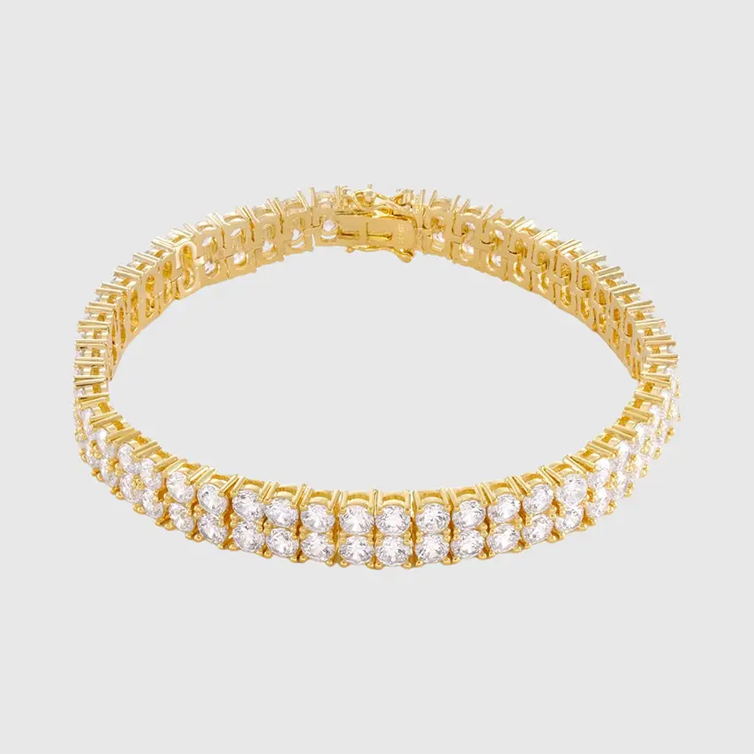 5mm Double-Row Tennis Bracelet - Image 2