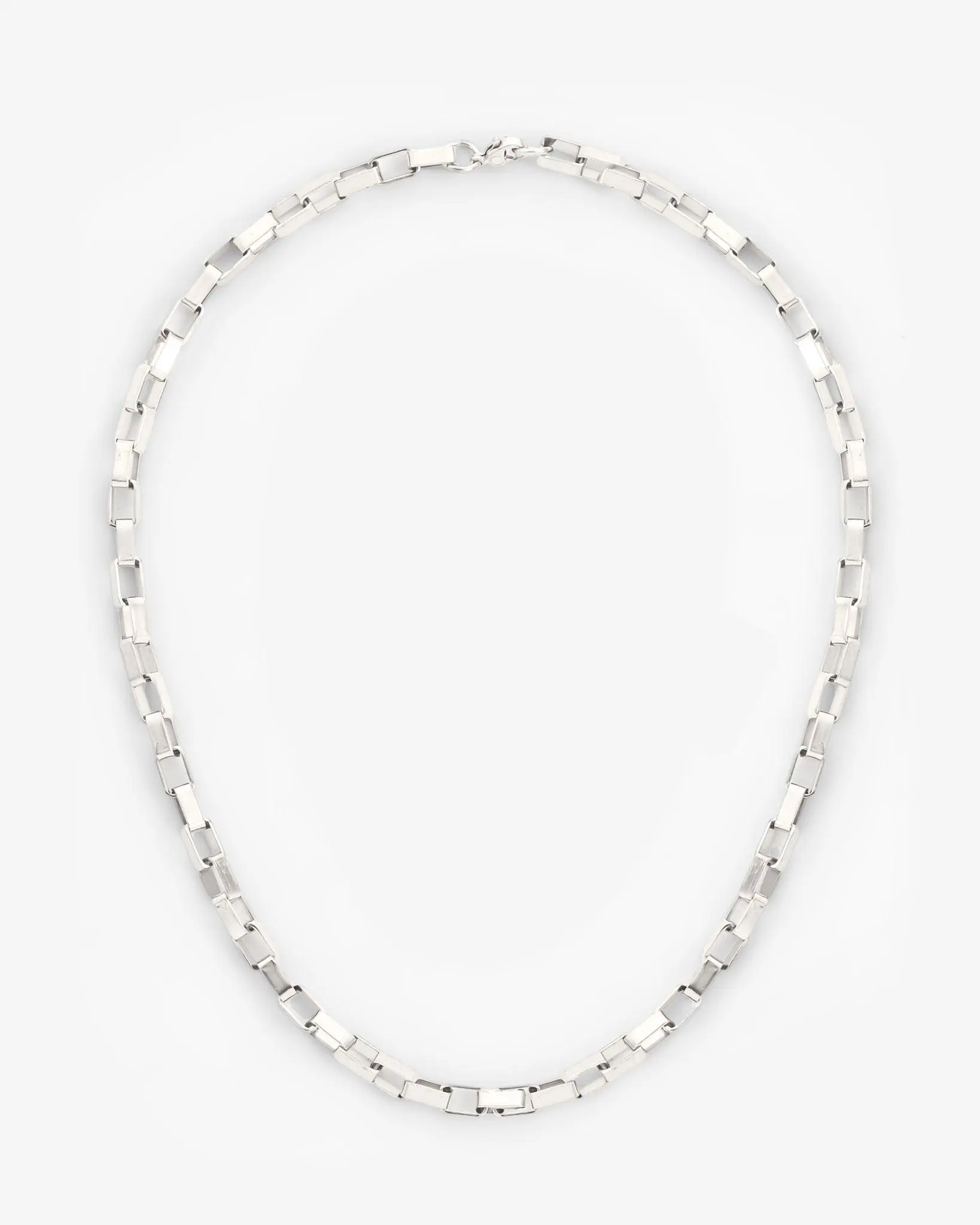 5mm Edge Chain - White Gold - Image 2