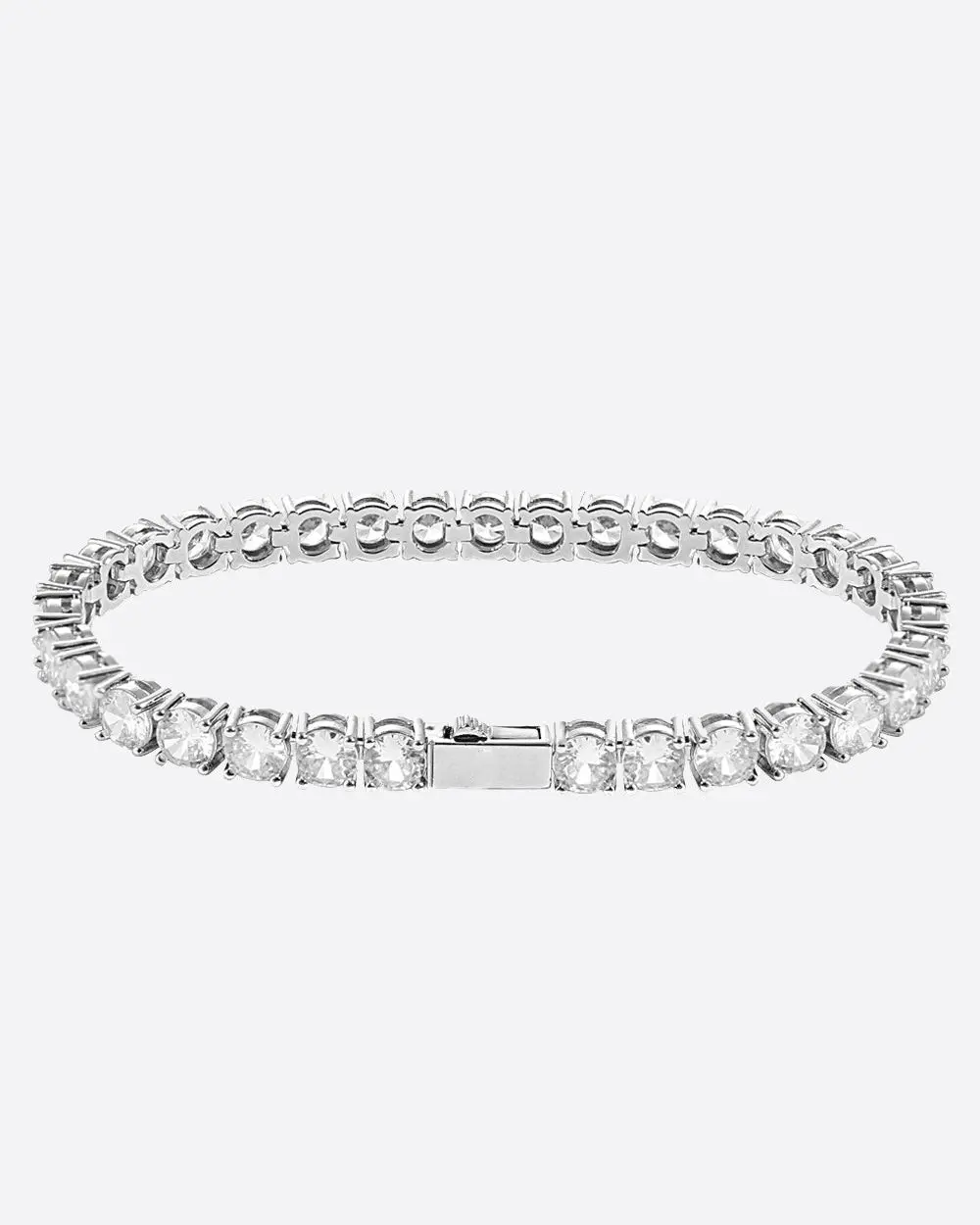 5MM TENNIS Bracelet - White Gold