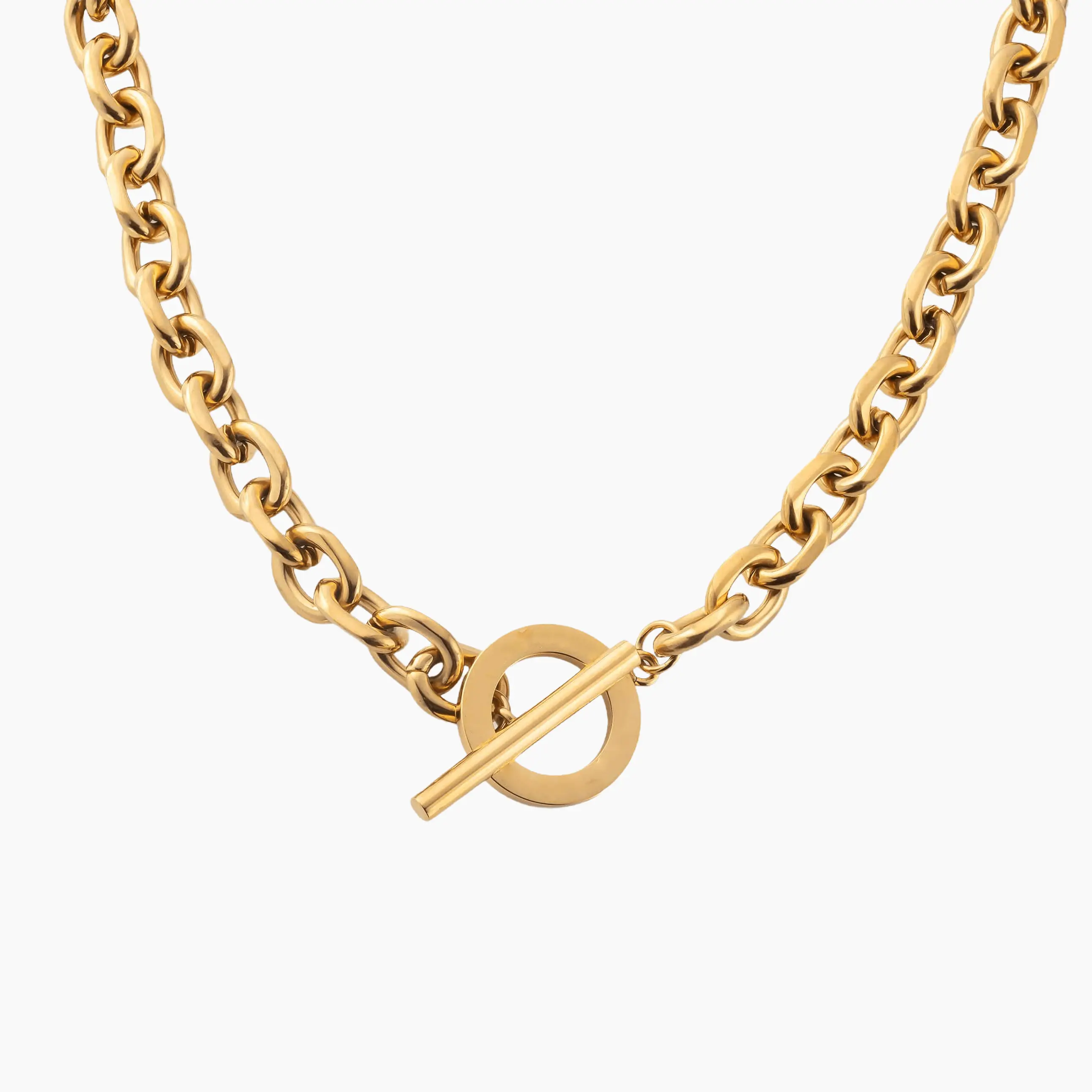 7mm Toggle Chain - Gold - Image 3
