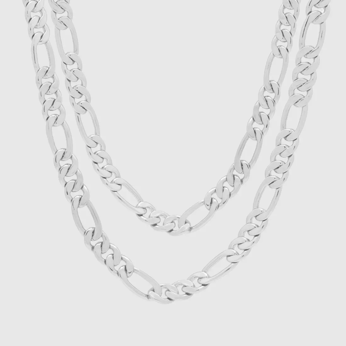 8mm Figaro Chain Choker Set - Image 8
