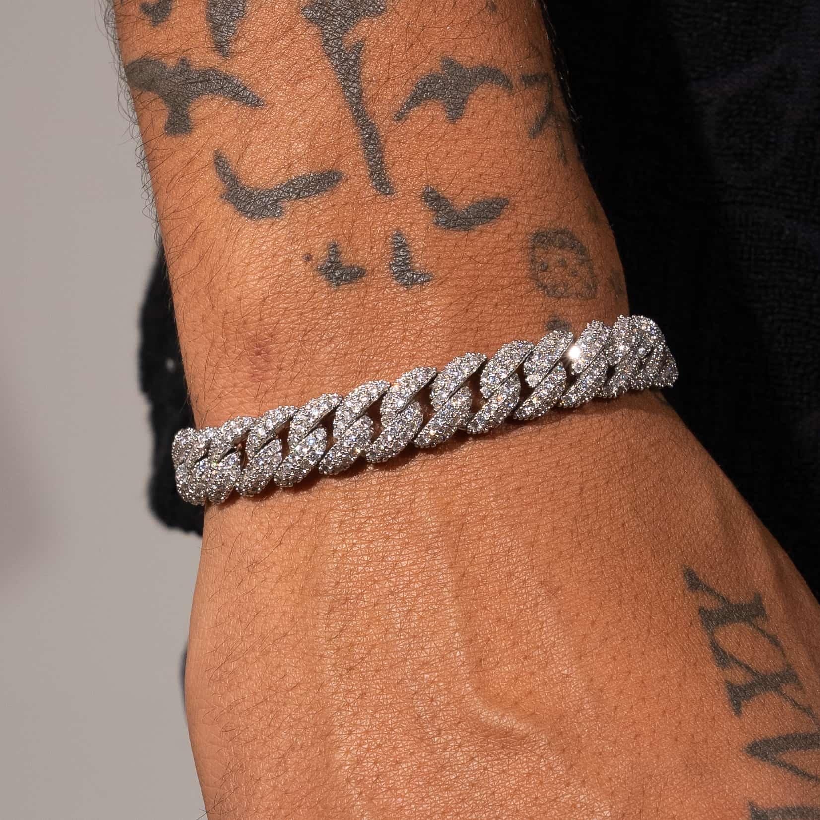 9mm Iced Cuban Link Bracelet - Image 4
