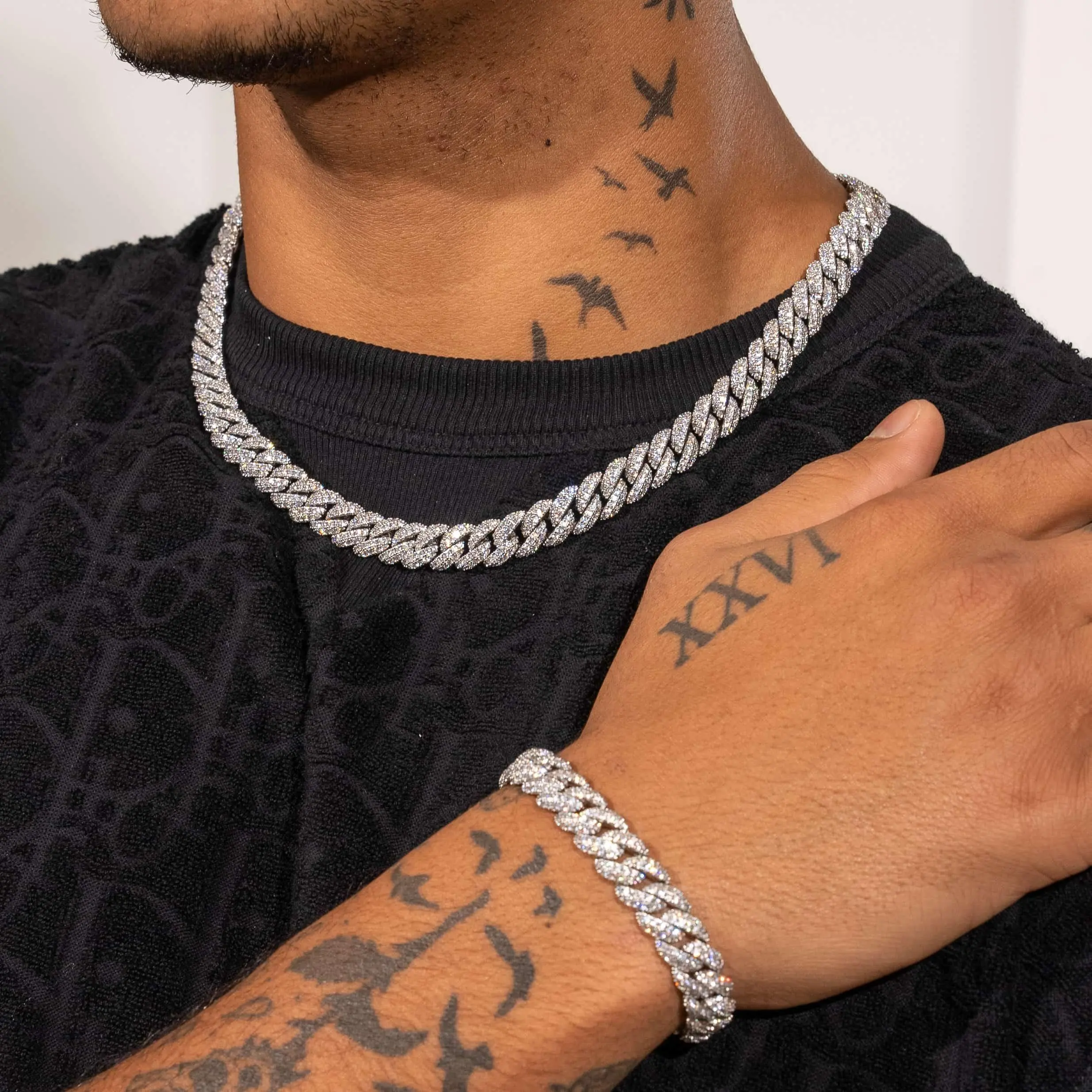 9mm Iced Cuban Link Chain - Image 2