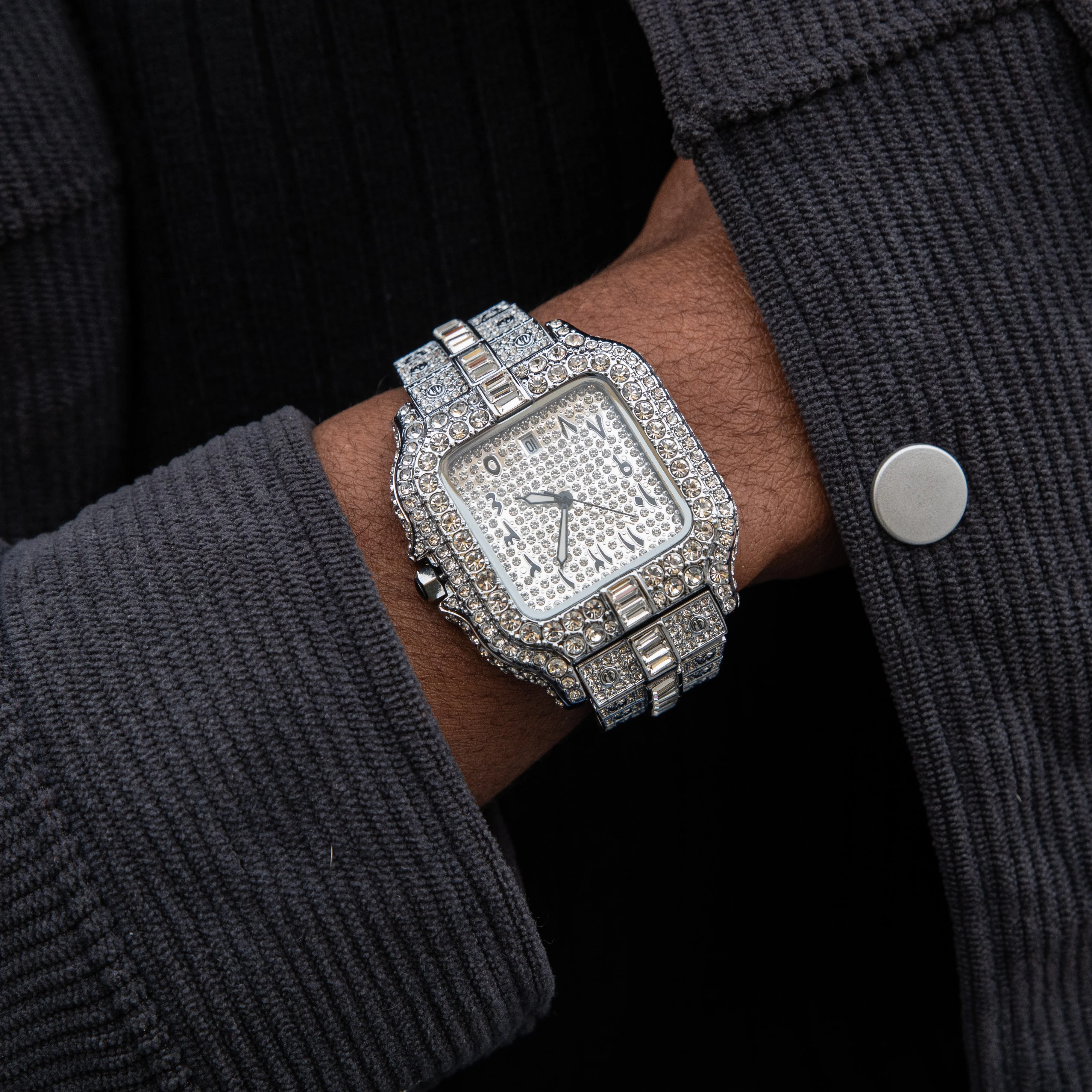 Arabic Iced Out Watch - Image 13
