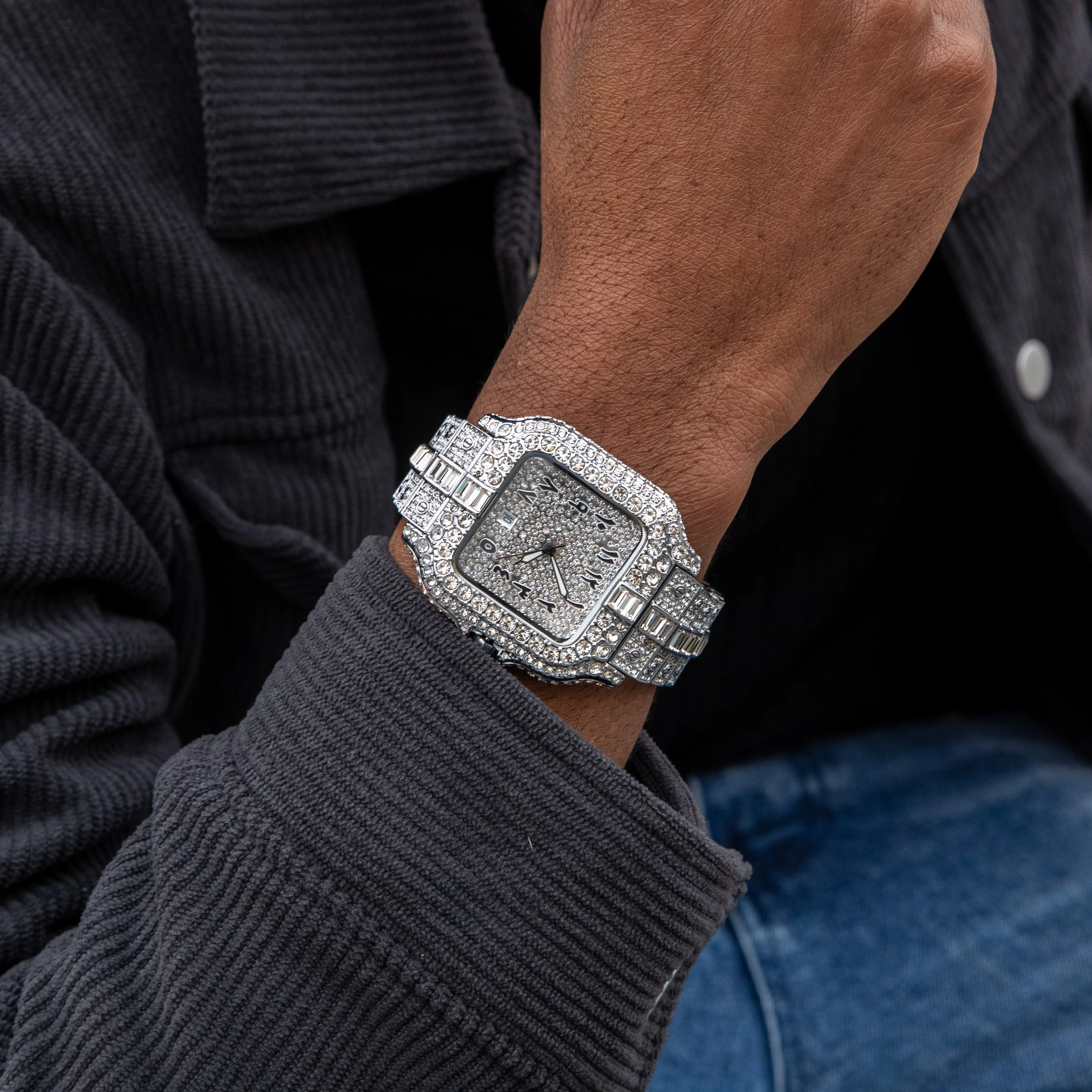 Arabic Iced Out Watch - Image 11