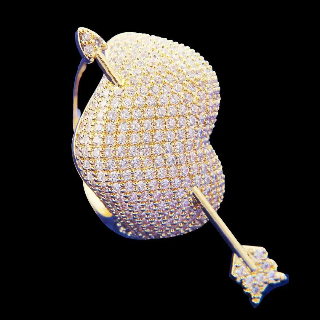 Arrow Heart Edition Iced Out Ring - Image 2