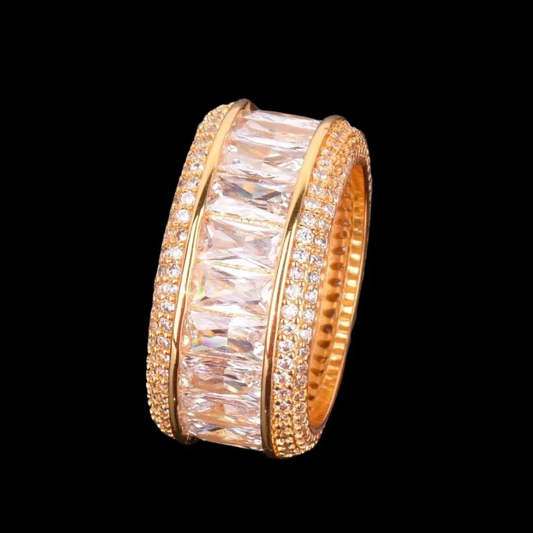 Baguette Cut Iced Out Ring - Image 2