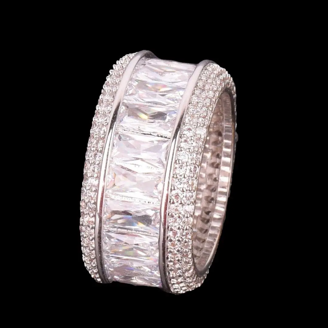 Baguette Cut Iced Out Ring - Image 3