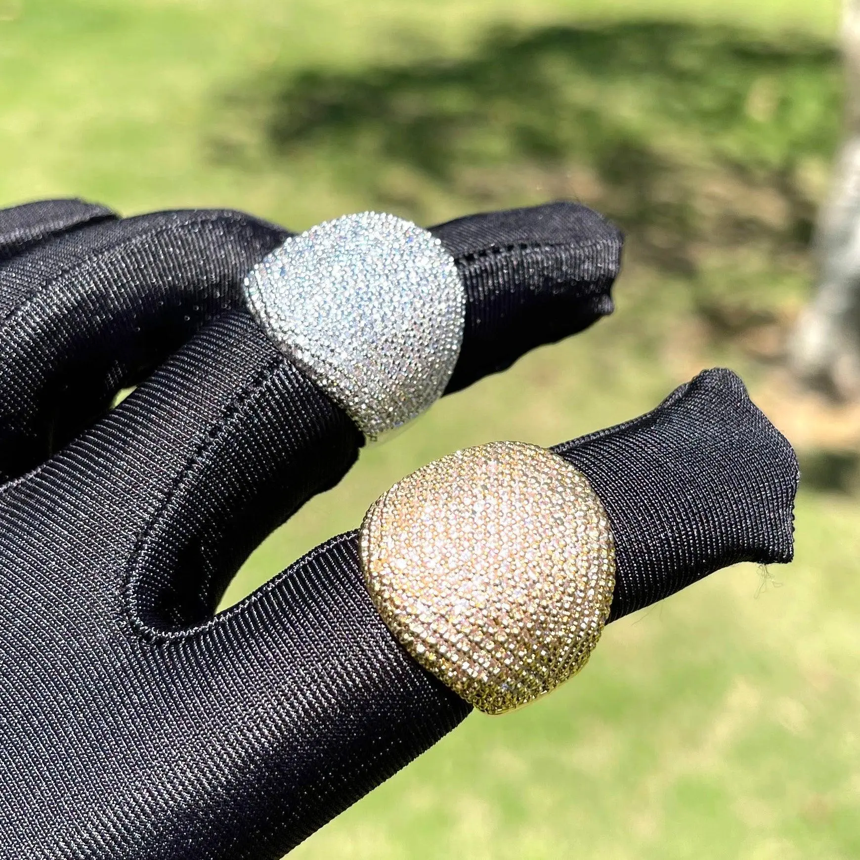 Bold Round Iced Out Ring - Image 6