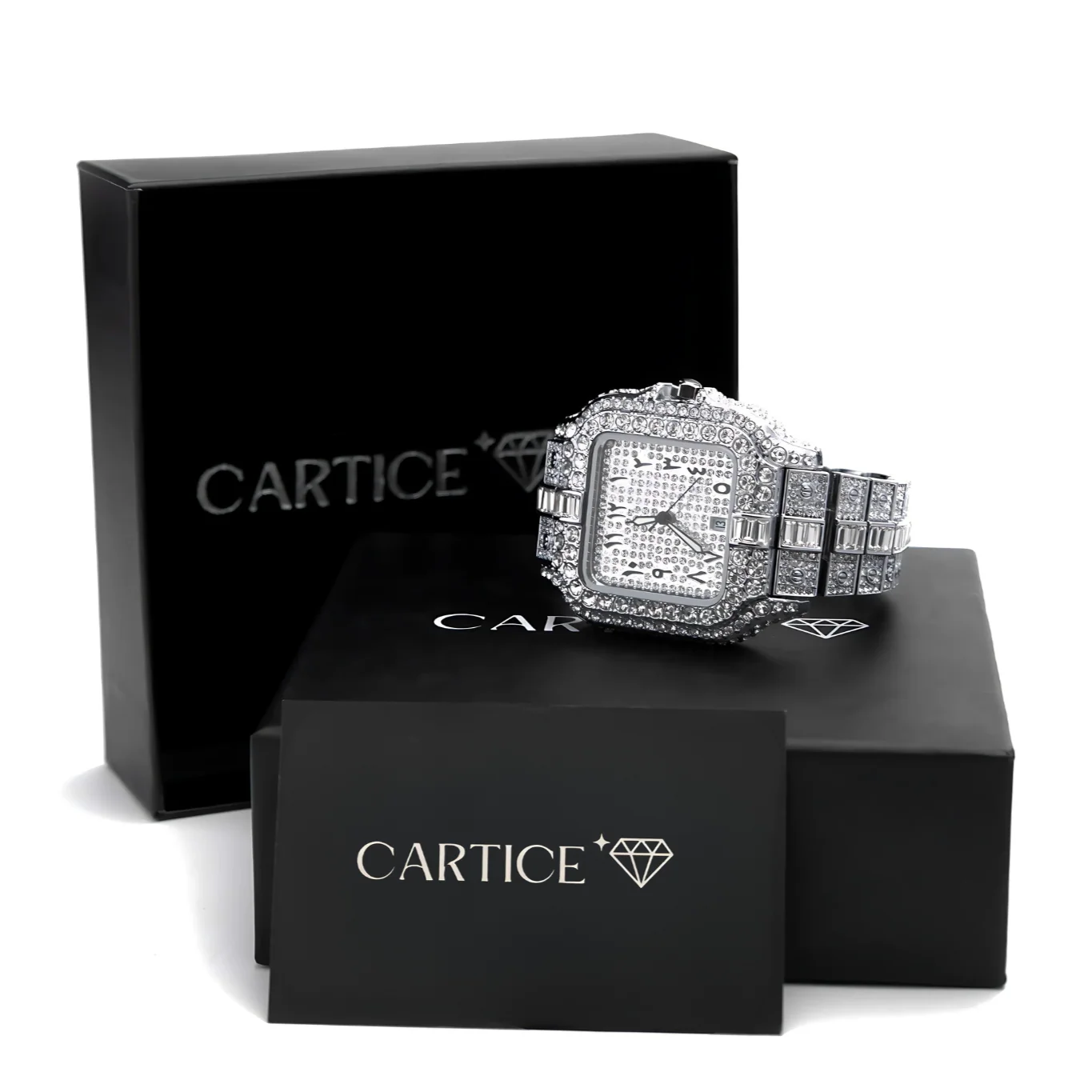 Arabic Iced Out Watch - Image 14