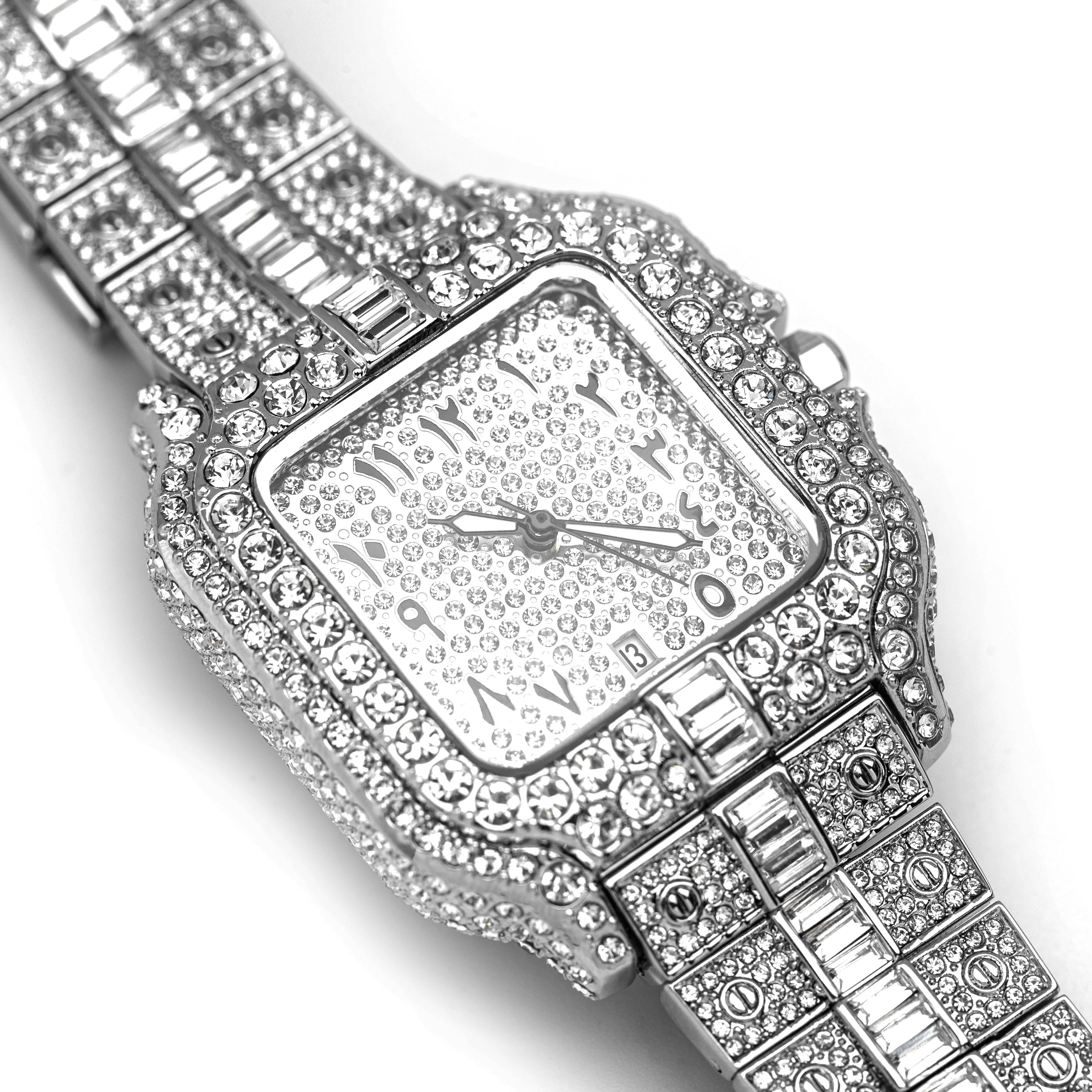 Arabic Iced Out Watch - Image 5
