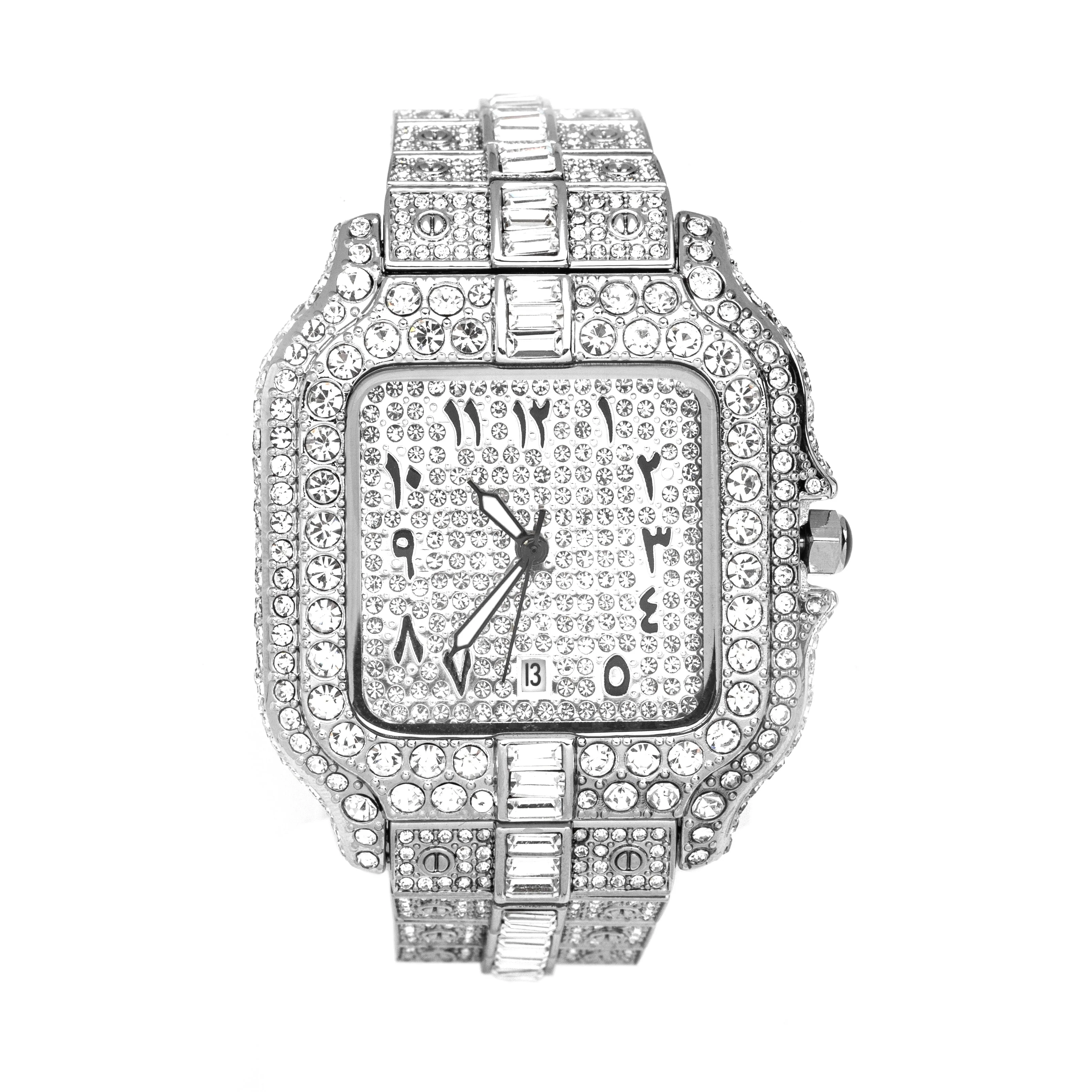 Arabic Iced Out Watch - Image 7