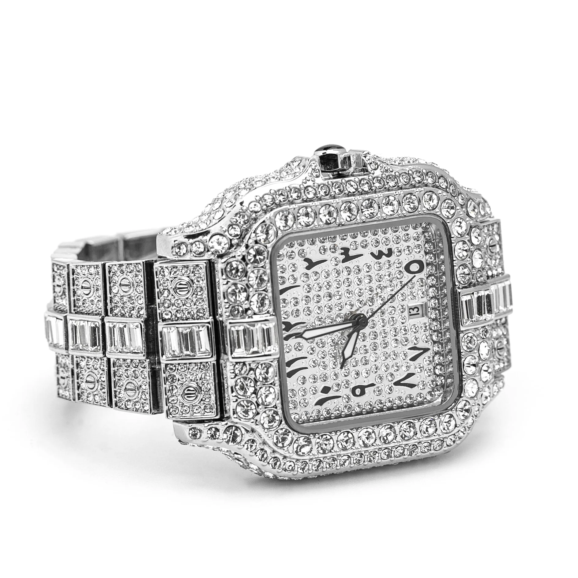 Arabic Iced Out Watch - Image 8