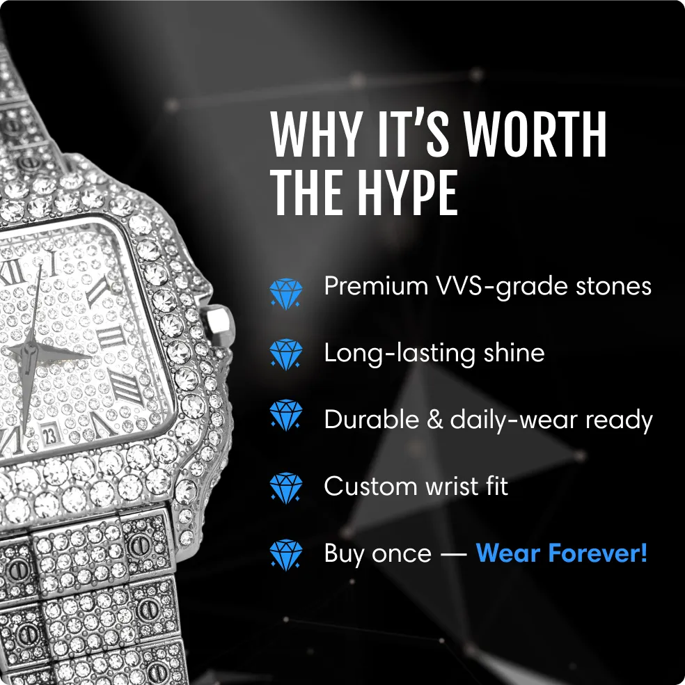 Cartice Iced Out Watch - Image 8