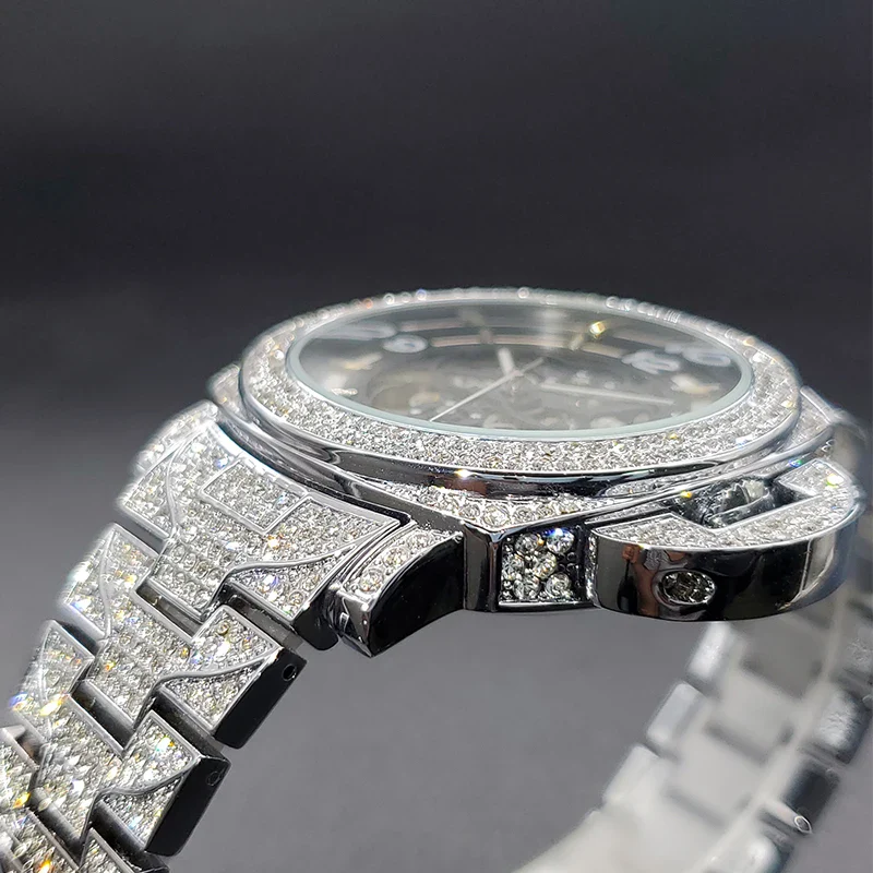 Chrysalis Skeleton Iced Out Watch - Image 4