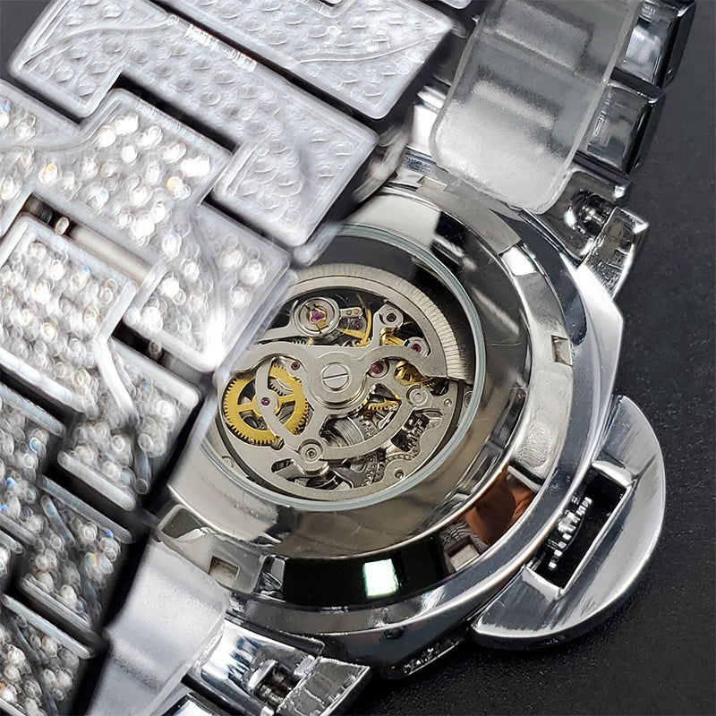 Chrysalis Skeleton Iced Out Watch - Image 7