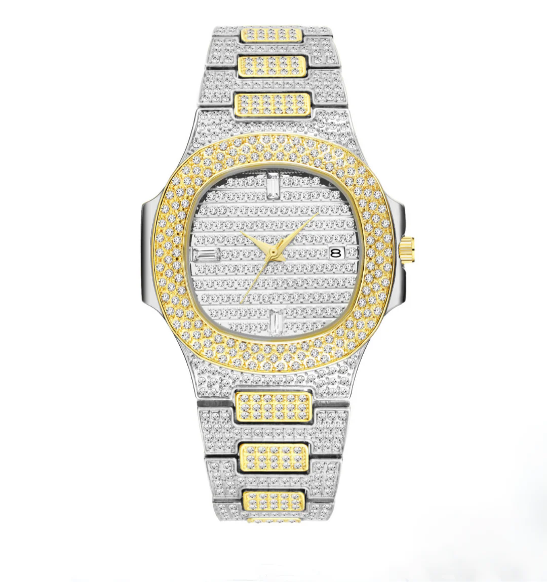 Citrine Iced Out Watch - Image 3