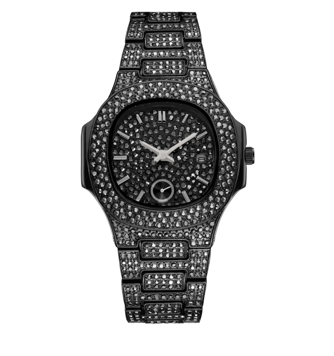 Citrine Iced Out Watch - Image 4