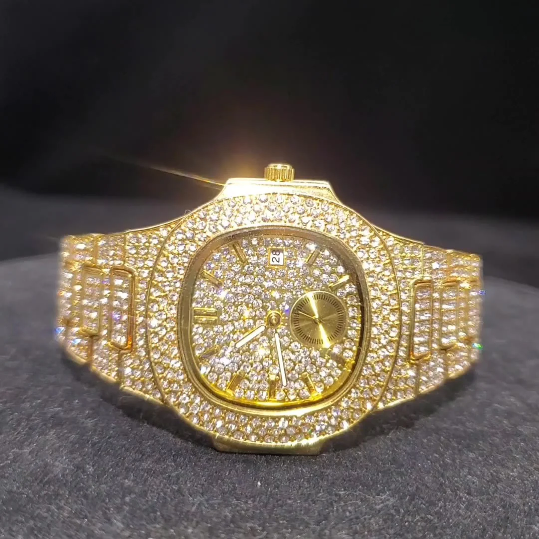 Citrine Iced Out Watch - Image 7