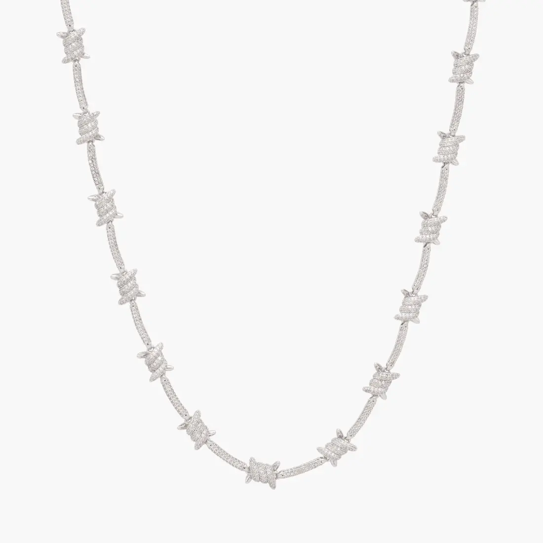 Iced Barbed Wire Chain - Image 2