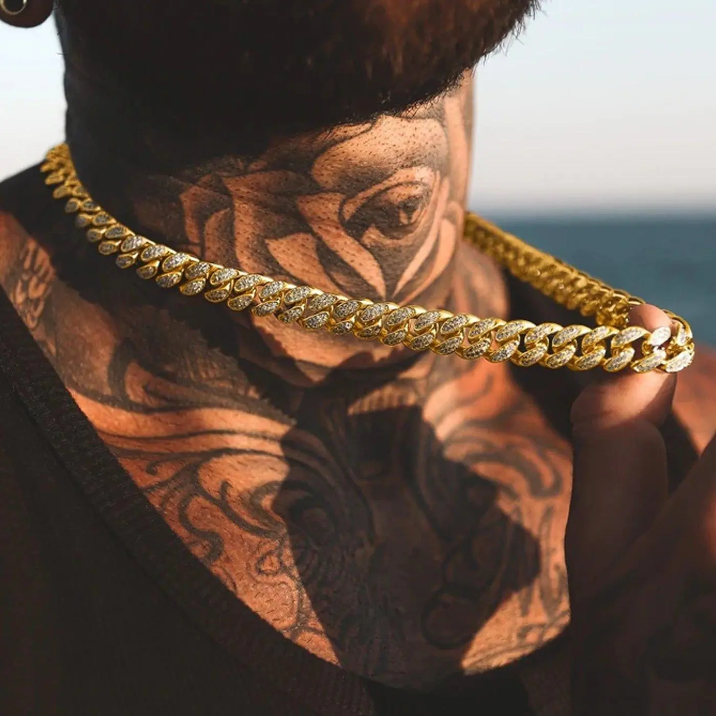 ICED CUBAN CHAIN 12MM - Image 2