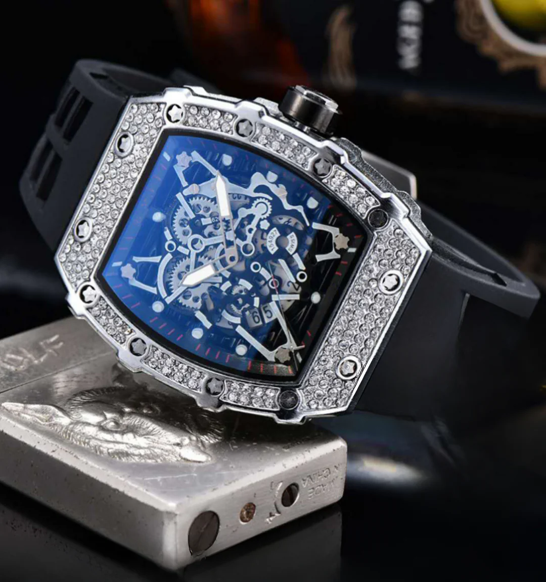 Infinity Skeleton Ice Watch - Image 2