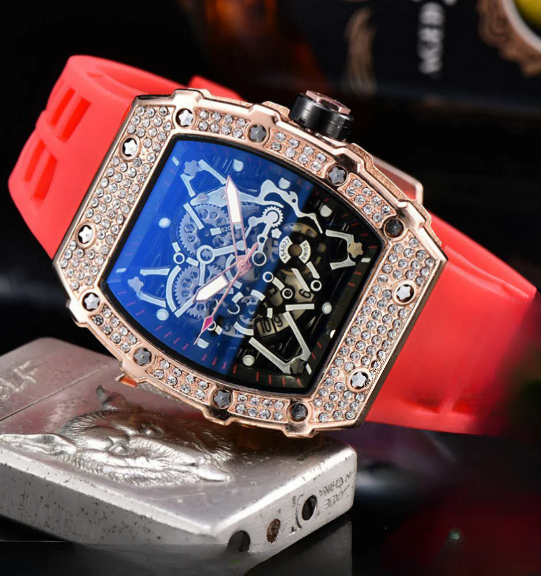 Infinity Skeleton Ice Watch - Image 4