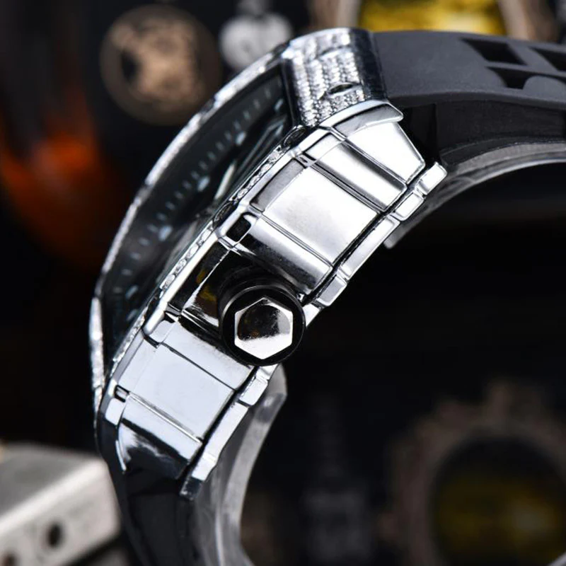 Infinity Skeleton Ice Watch - Image 7