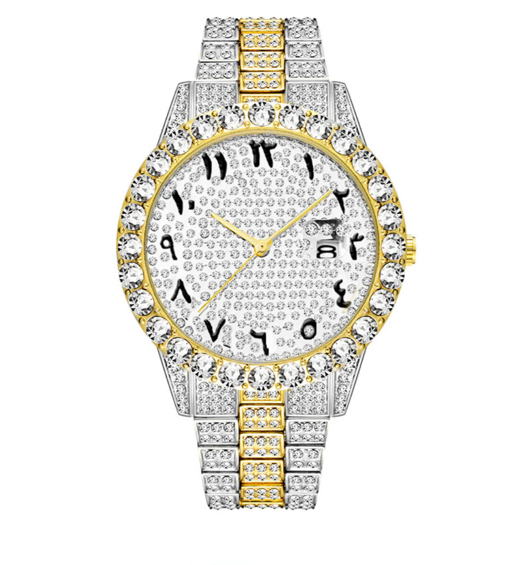 Jade Iced Out Watch - Image 3