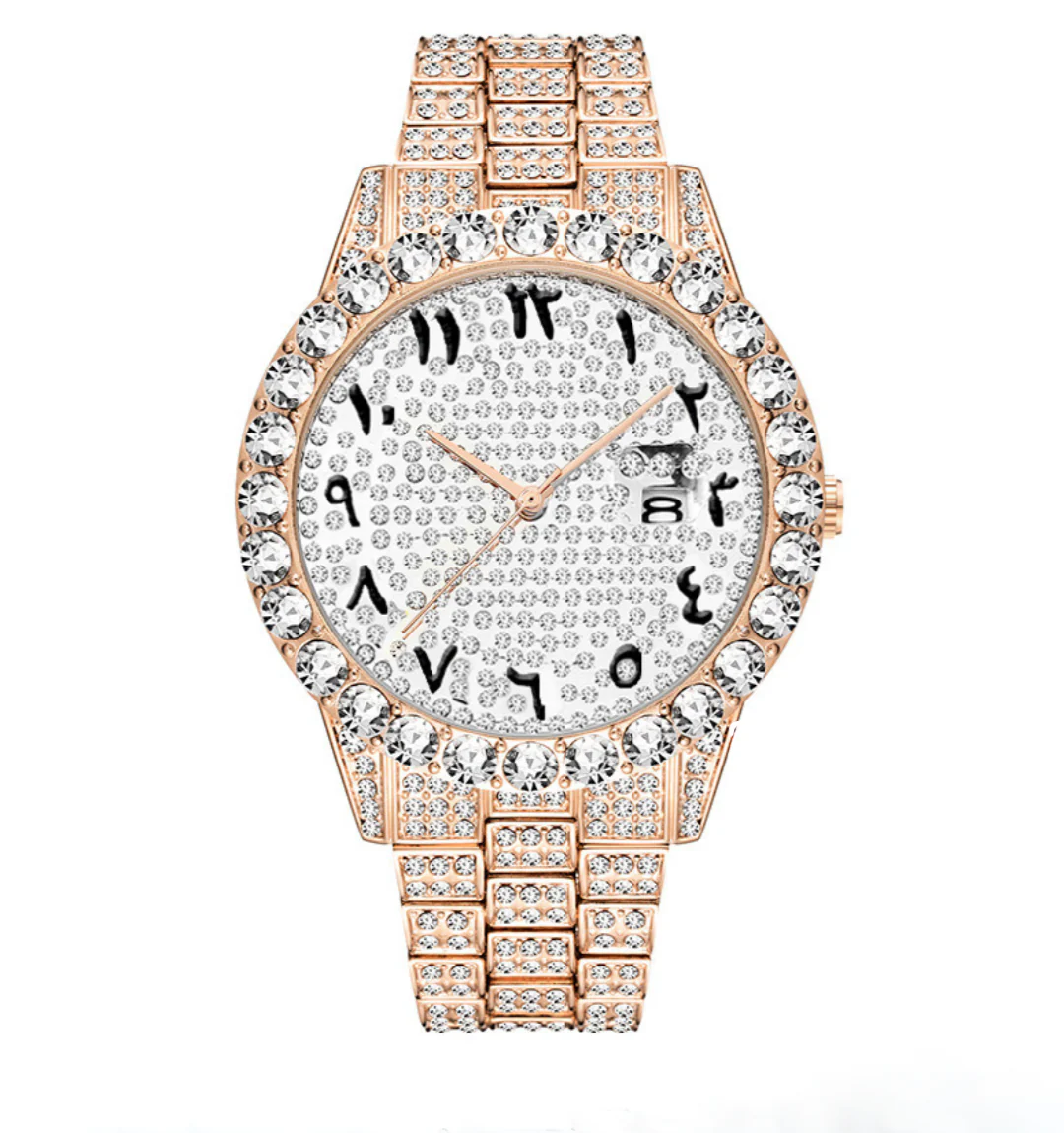 Jade Iced Out Watch - Image 4