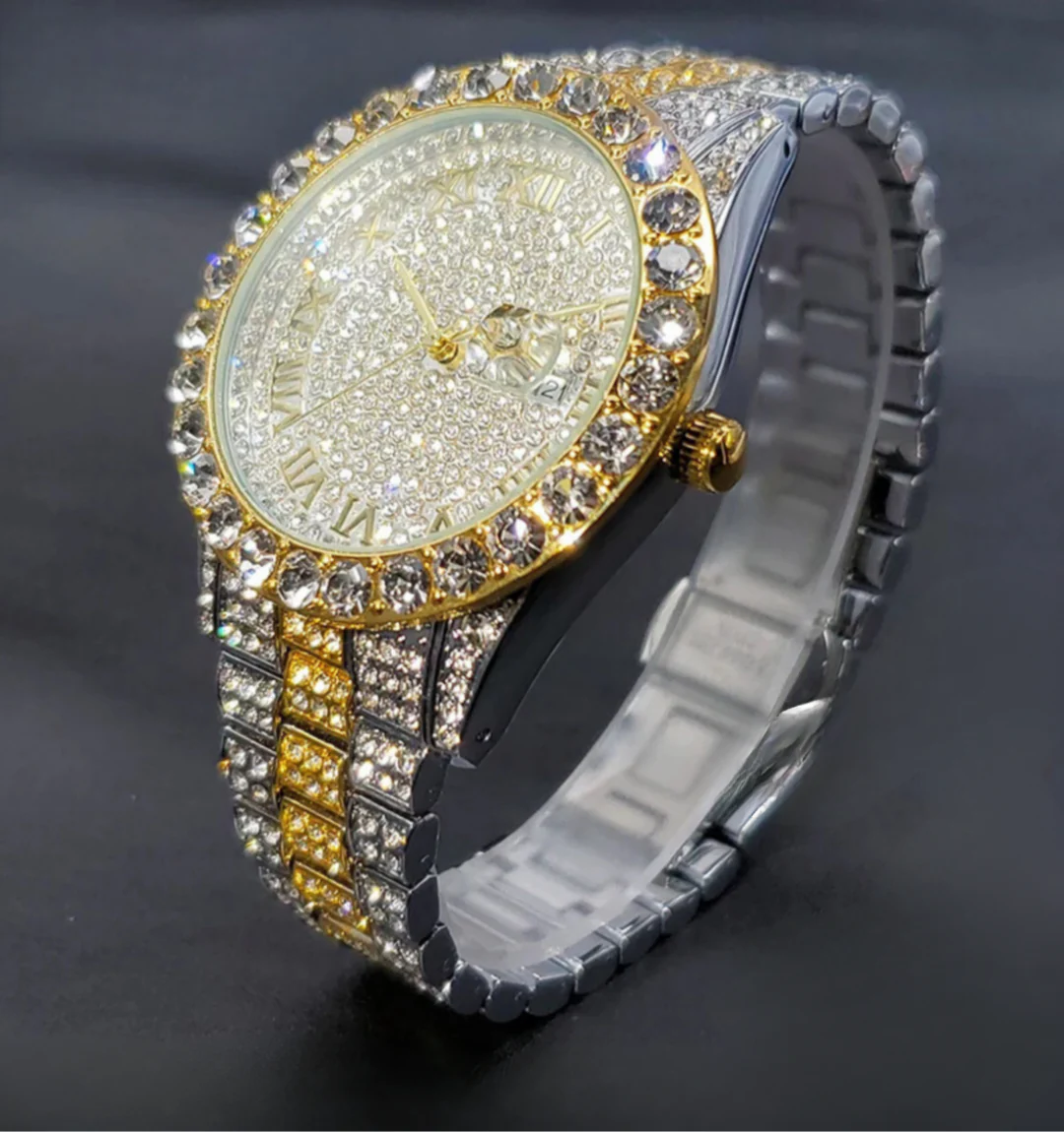 Khalil Classic Iced Out Watch - Image 3