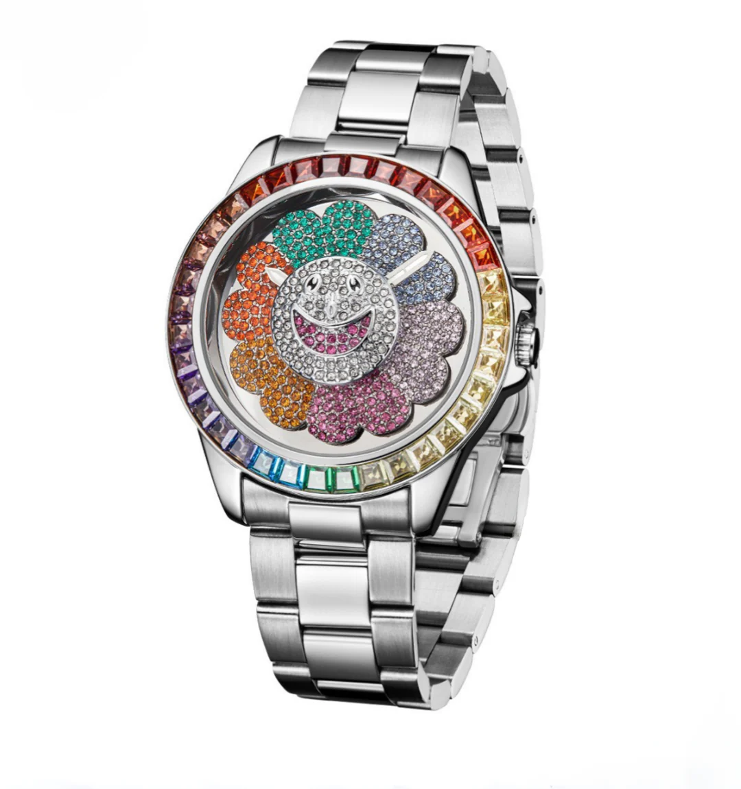 Limited Edition Flower Baguette Watch