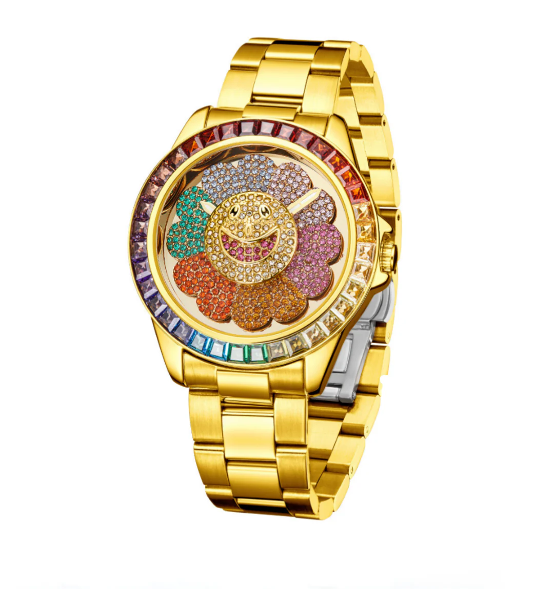 Limited Edition Flower Baguette Watch - Image 2